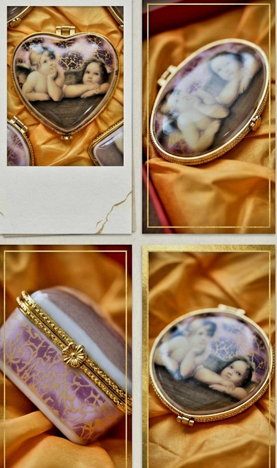 Juego de 5 cajitas decorativas (pastilleros o joyeros pequeños) - Image 2