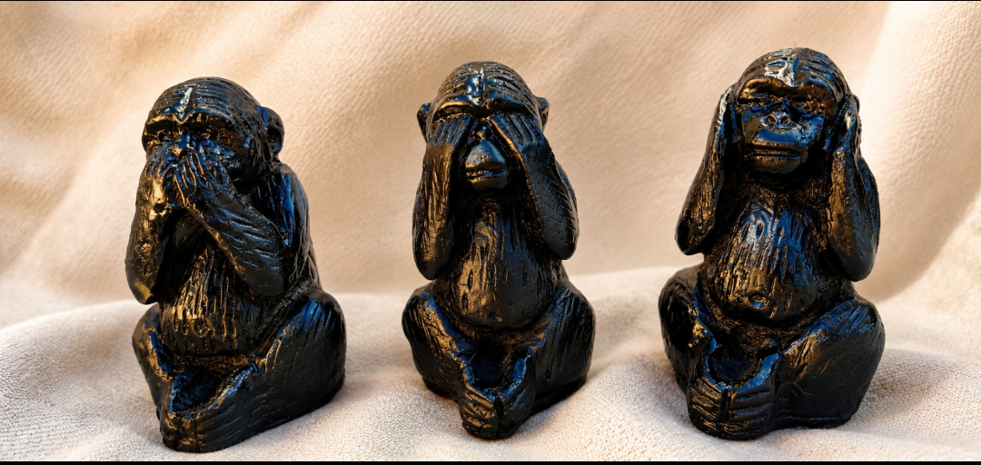 Representación de los Tres Monos Sabios de Asia - Image 2