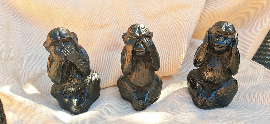 Representación de los Tres Monos Sabios de Asia - Image 3
