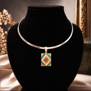 Collar y colgante de plata 950